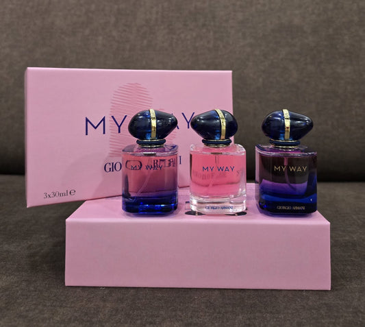 Giorgio Armani My Way – Perfume Gift Set for Women (3 x 30ml)
