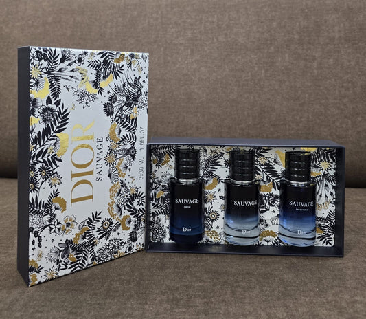 DIOR SAUVAGE – 3x30ml Perfume Gift Set