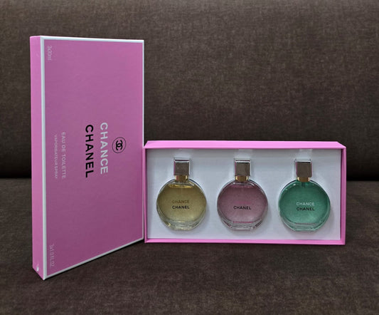 Chanel Chance Eau de Toilette Spray - 3x30ml Luxury Gifting Set ✨