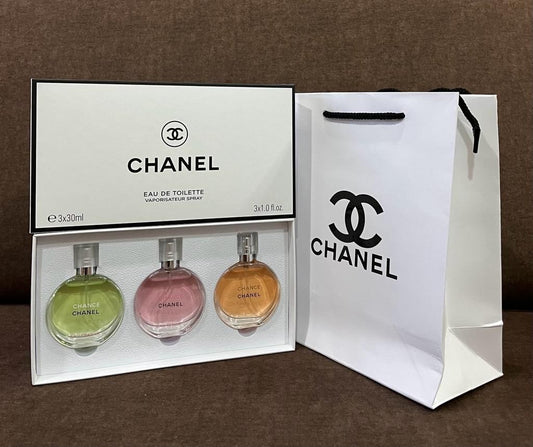 Bleu de Chanel Eau de Parfum - 3x30ml Travel Trio 💎
